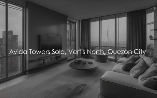 Cozy 1-Bedroom Condo Unit for Sale in Avida Towers Sola in Vertis North, Quezon City