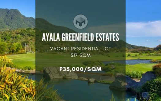 517 SQM Vacant Lot for Sale in Ayala Greenfield Estates, Calamba Laguna