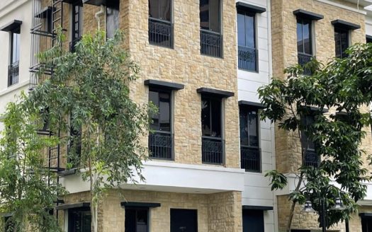 3-Bedroom Rare Brownstone Villas Townhouse for Sale in Portico, Pasig