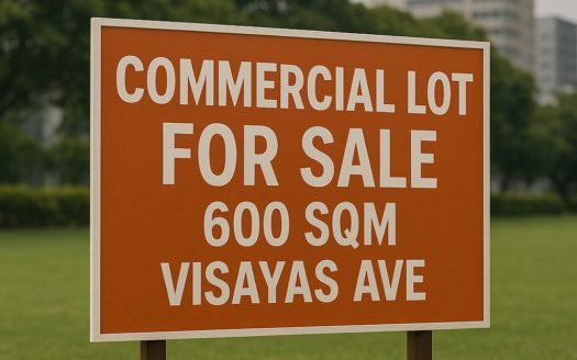 Rare 600 SQM Commercial Lot for Sale in Visayas Ave. Quezon City