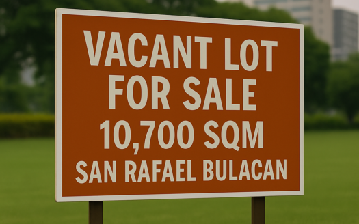 10,700 SQM Vacant Lot for Sale in San Rafael, Bulacan