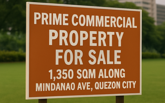 1,350 SQM Prime Commercial Property for Sale along Mindanao Ave., Quezon City