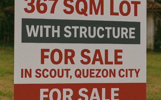 Prime 367 SQM Scout Area Lot for Sale w/ Structure