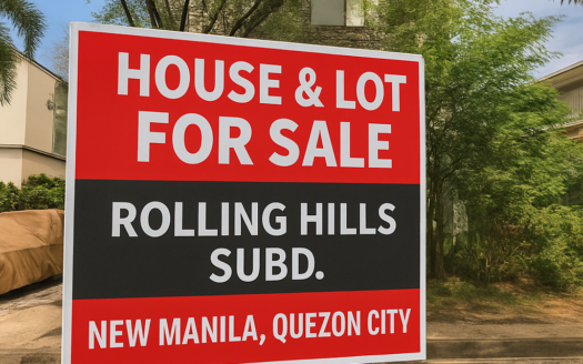 Sleek 6-Bedroom House and Lot for Sale in Rolling Hills Village, New Manila, Quezon City