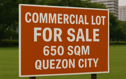 650 SQM Commercial Lot for Sale near Timog in Quezon City