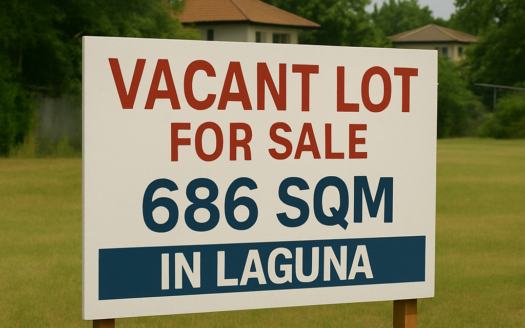 686 SQM Vacant Lot for Sale in Carmelray Rockwell , Laguna