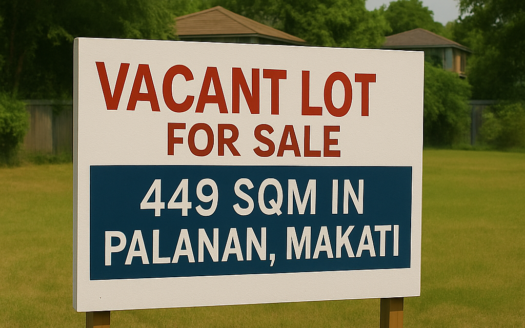 449 SQM Vacant Lot for Sale in Palanan, Makati