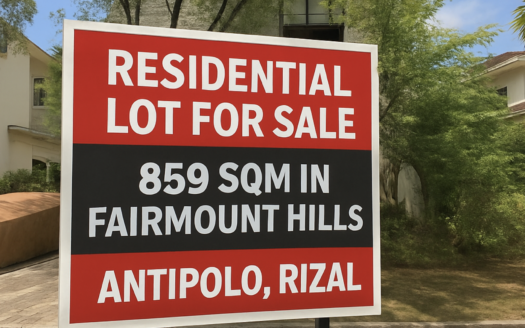 859 SQM Residential Lot for Sale in Fairmount Hills, Antipolo, Rizal