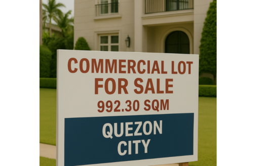 992.30 SQM Commercial Lot for Sale in Quezon City